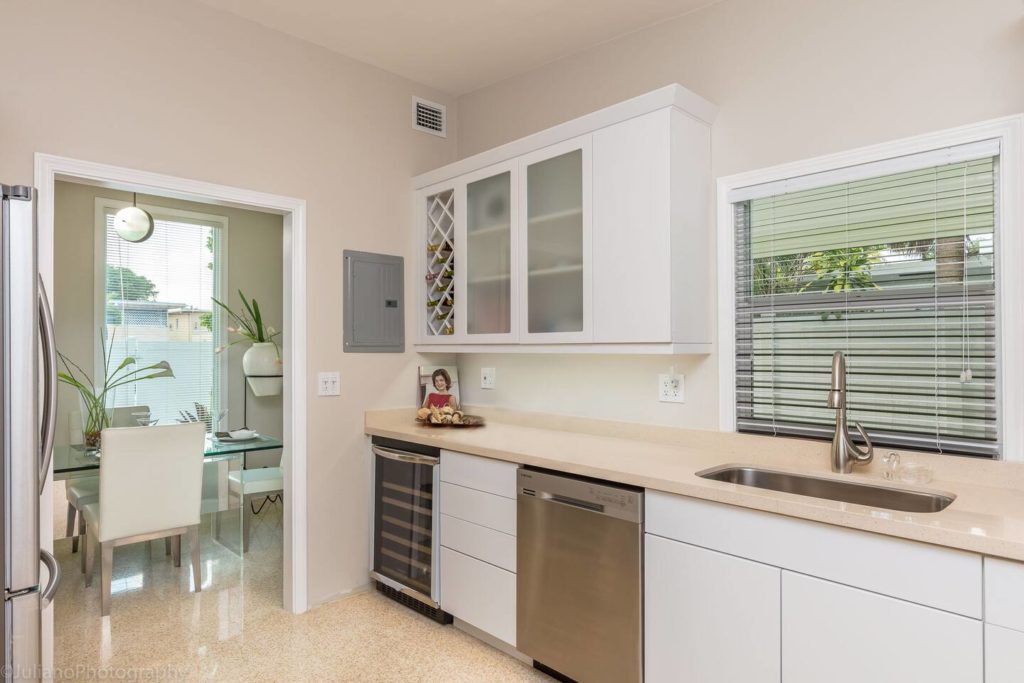 Gourmet Kitchen has all new appliances with wine cooler