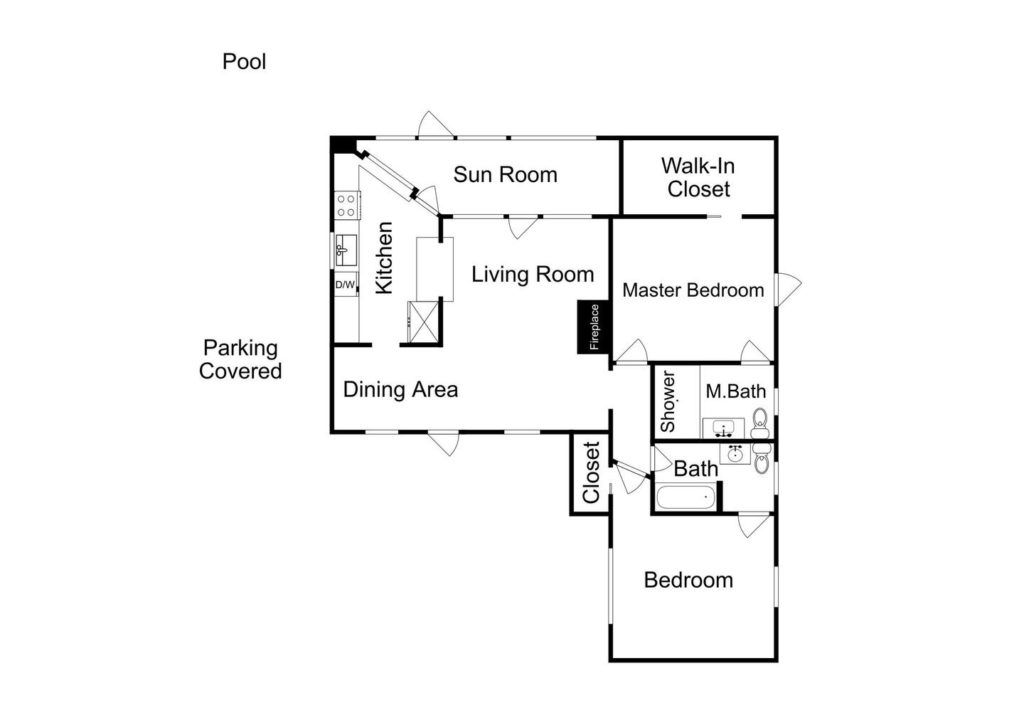 Beach house floor plan